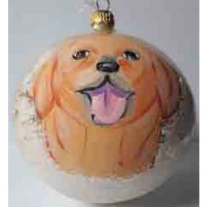 Golden Retriever Personalized Christmas Ornament