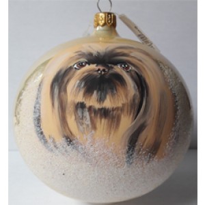Pekingese Personalized Christmas Ornament