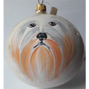 Bearded Collie Personalized Christmas Ornament