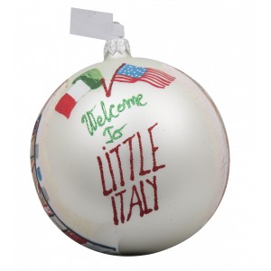Little Italy NYC Personalized Christmas Ornament 