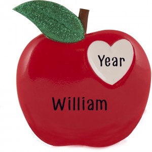 New York Heart  Personalized Christmas Ornament 