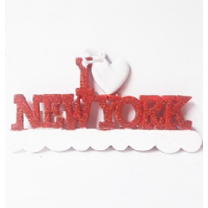 I Love New York Personalized Christmas Ornament