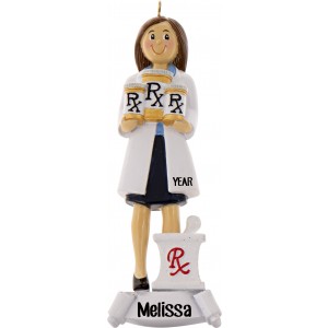 RX Girl Personalized Christmas Ornament 