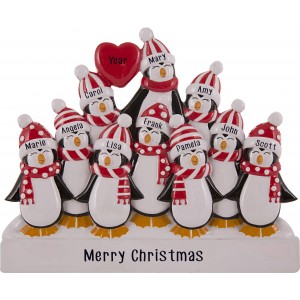 Penguin Family of 10 Table Top