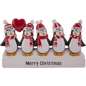 Penguin Family of 5 Table Top