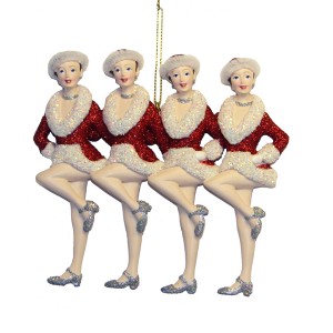 The Radio City Rockettes Showgirls Christmas Ornament