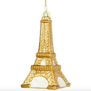 4.25" Glass Eiffel Tower Ornament