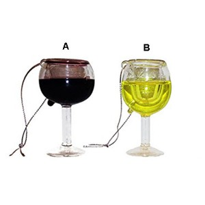Glass Wine Cup Ornament