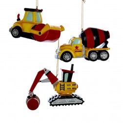 Image of 3.8"Res Construction Vehicle Orn 3A