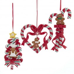 Image of 4.5-5.8"Tree/Candy/Heart W/Gngrbd