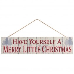 Image of 11.75"Wooden Christmas Sign Orn
