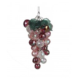 Image of 4"Irridescent Bead Grapes Orn