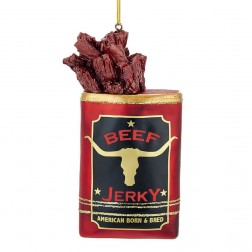 Image of 5" Noble Gems Glass Beef Jerky Ornament