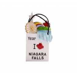 Image of Niagara Falls Shopping Bags 3D Personalized Christmas Ornament