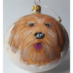 Image of Golden Doodle Personalized Christmas Ornament