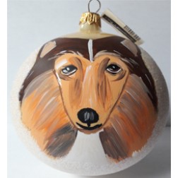 Image of Collie Personalized Christmas Ornament