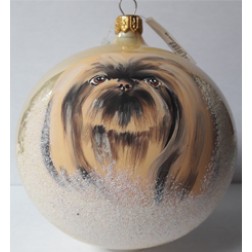 Image of Pekingese Personalized Christmas Ornament