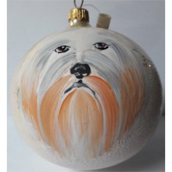 Image of Bearded Collie Personalized Christmas Ornament