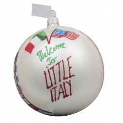 Image of Little Italy NYC Personalized Christmas Ornament 