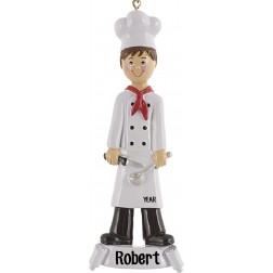 Image of Cook Boy Personalized Christmas Ornament