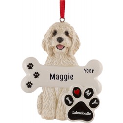 Image for Labradoodle Dog Personlized Christmas Ornament