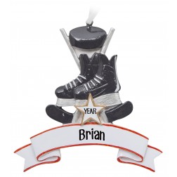 Image of Ice Hockey Personalized Christmas Ornament