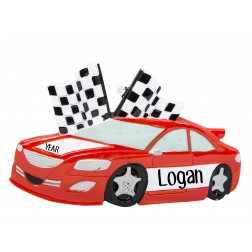 Image of NASCAR Personalized Christmas Ornament