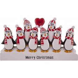 Image of Penguin Family of 8 Table Top