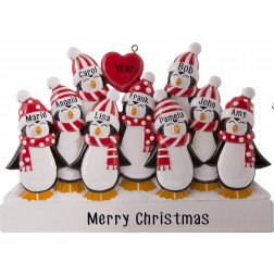 Image of Penguin Family of 9 Table Top