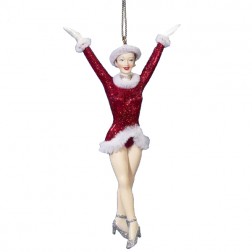Image of Rockettes Dancer Showgirl Christmas Ornament