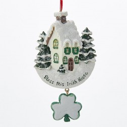 Image of 5.5" "Bless this Irish House" Ornament